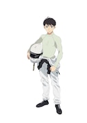浅雛悠(CV:古屋亜南)。「小牧モータース」に所属する、寡黙な高校生F4レーサー。「応援なんていらない」と放言する頑なな性格で、表彰台に立つという夢を果たすため、ただひたむきに走り続ける。普段は小牧家に居候をしつつ、新聞配達のアルバイトをしている。