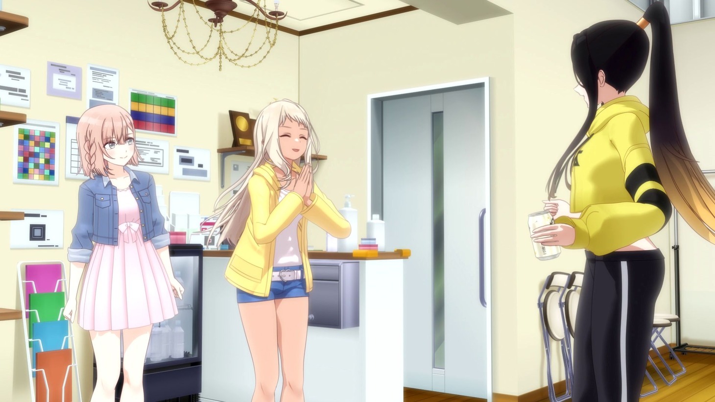 アニメ「ポールプリンセス!!」第1話より。