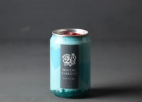 ブルーの「ふわ缶」（アップル）。