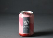 ピンクの「ふわ缶」(苺)。