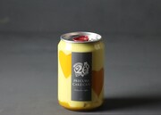 イエローの「ふわ缶」(マンゴーとパッションフルーツ)。