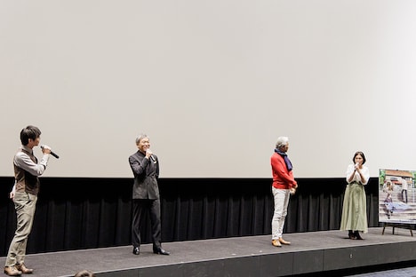 アニメ「蒼穹のファフナー BEHIND THE LINE」舞台挨拶の様子。(撮影:コザイリサ)