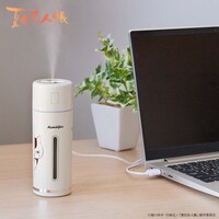 「ミニアロマ加湿器 ニャンコ先生」の使用イメージ。