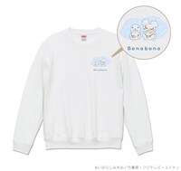 「ぼのぼの しまっちゃうおじさん POP UP STORE in 上野マルイ」で販売されるトレーナー。