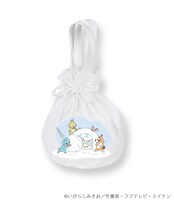 「ぼのぼの しまっちゃうおじさん POP UP STORE in 上野マルイ」で販売されるしばれるストリングバッグ。