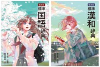 「旺文社 標準国語辞典 第八版特装版」と「旺文社 標準漢和辞典 第七版特装版」の辞典ケース。 ※デザインはイメージ。