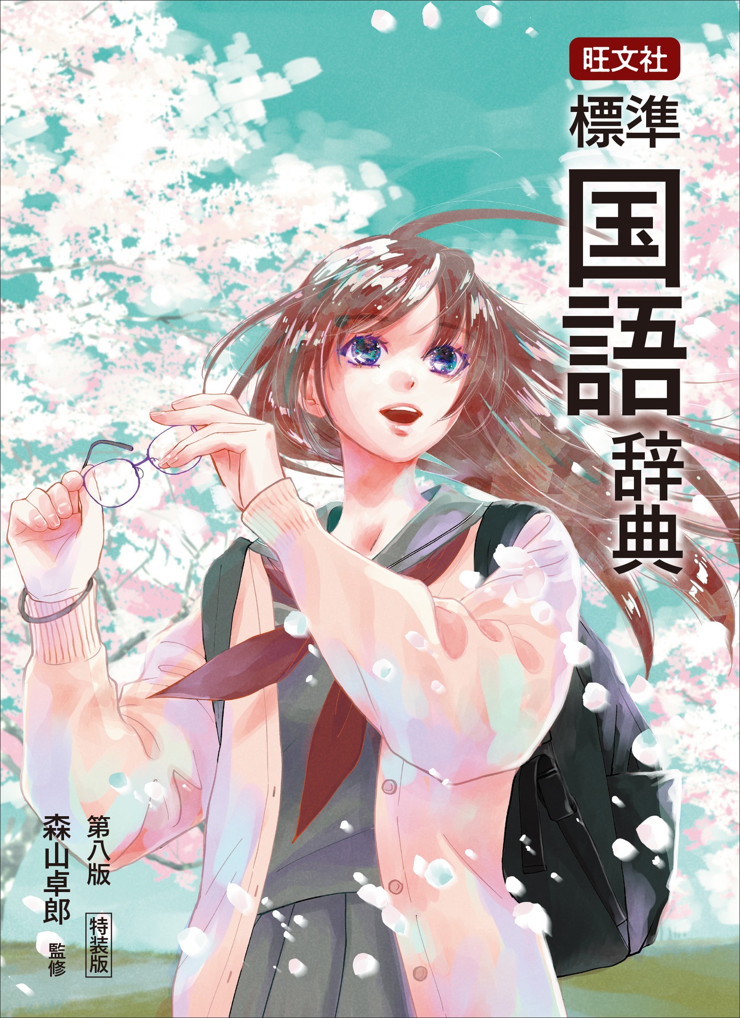 「旺文社 標準国語辞典 第八版特装版」の辞典ケース。 ※デザインはイメージ。