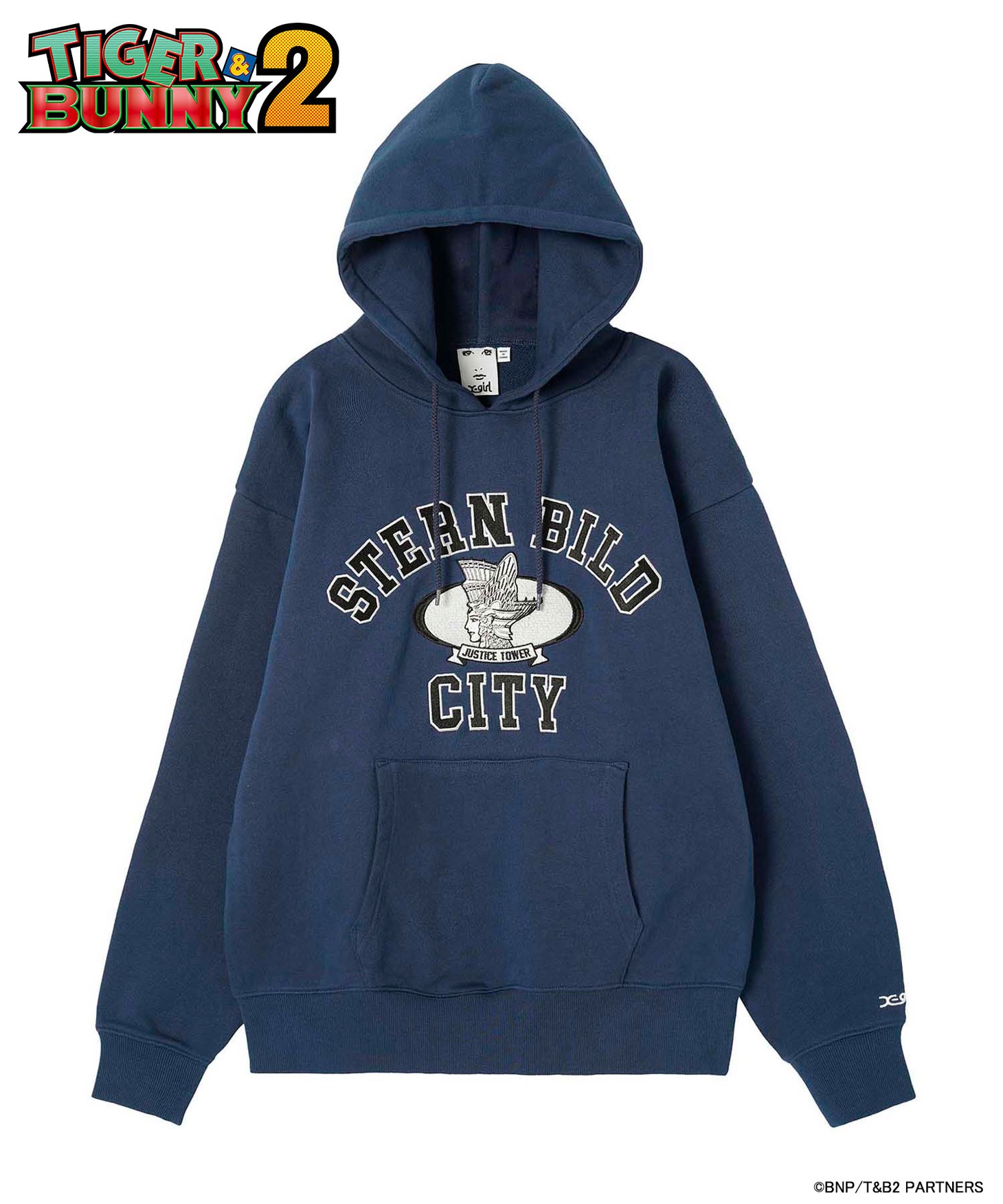 「X-girl × TIGER & BUNNY 2 STERN BILD SWEAT HOODIE」