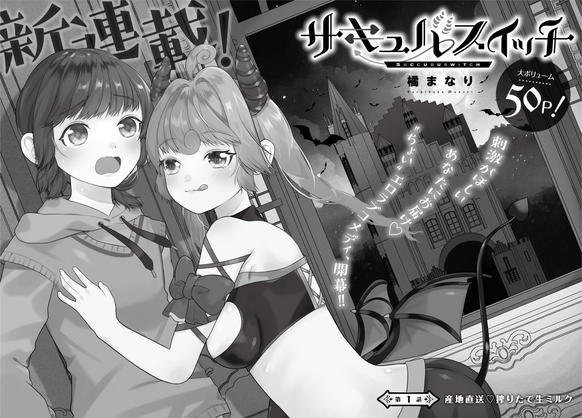 「サキュバスイッチ」扉ページ