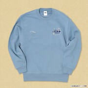 「らんま1/2 呪泉郷スウェット」のファウンテンブルー。