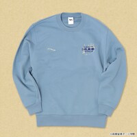 「らんま1/2 呪泉郷スウェット」のファウンテンブルー。