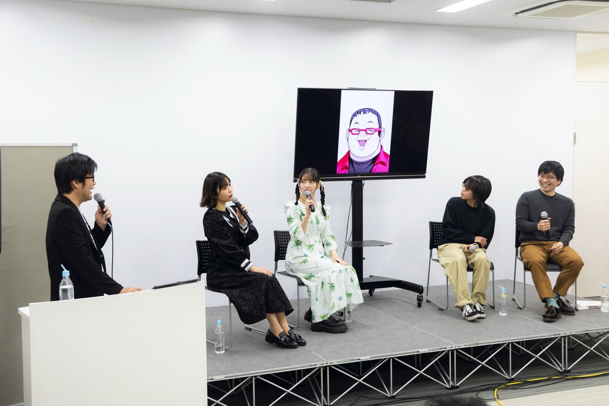 TVアニメ「魔法少女マジカルデストロイヤーズ」のメディアミックス発表会の様子。