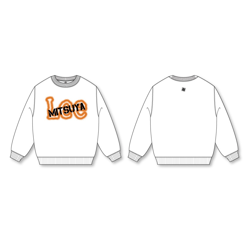 「三ツ谷隆 スウェット WHITE」