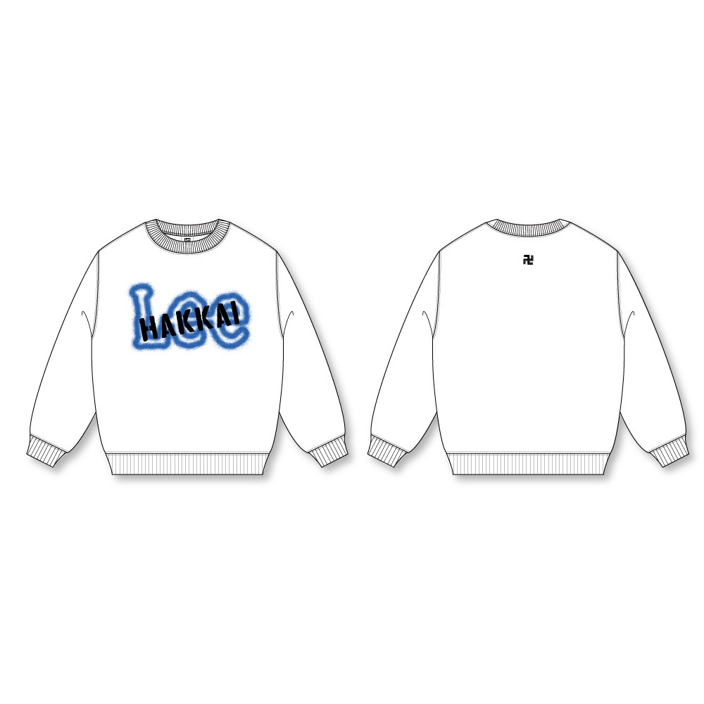 「柴八戒 スウェット WHITE」