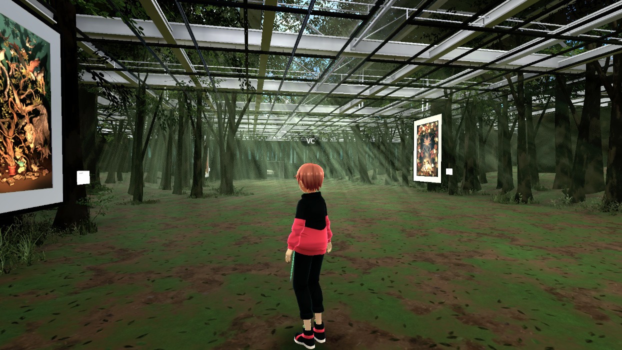 「METAVERSE WORLD」鑑賞のイメージ。