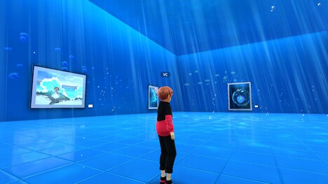 「METAVERSE WORLD」鑑賞のイメージ。