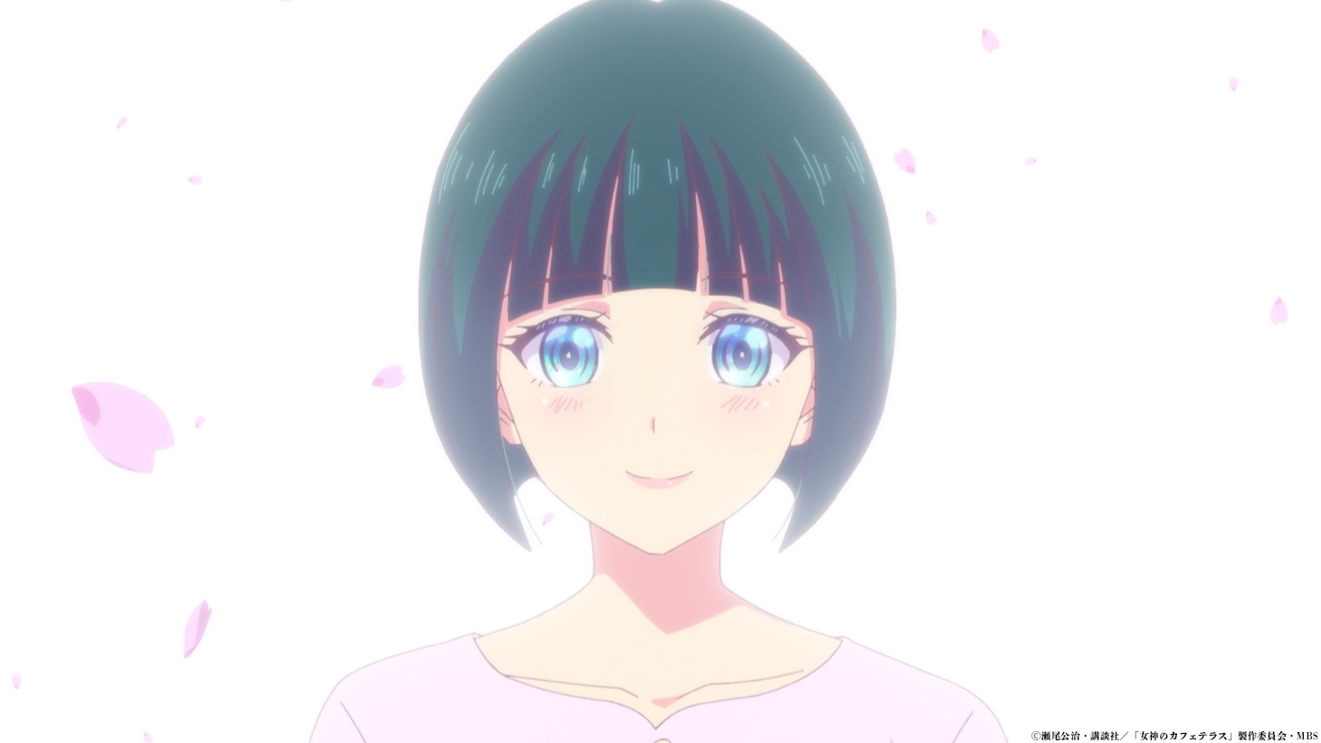 TVアニメ「女神のカフェテラス」小野白菊のキャラクターPVより。