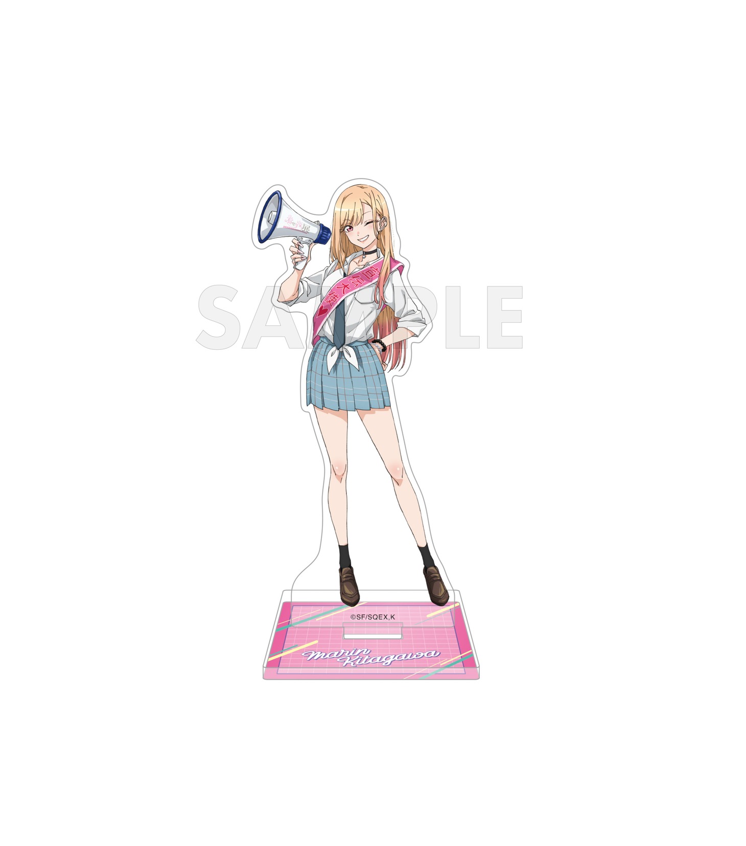 限定グッズの描き下ろしアクリルスタンド。