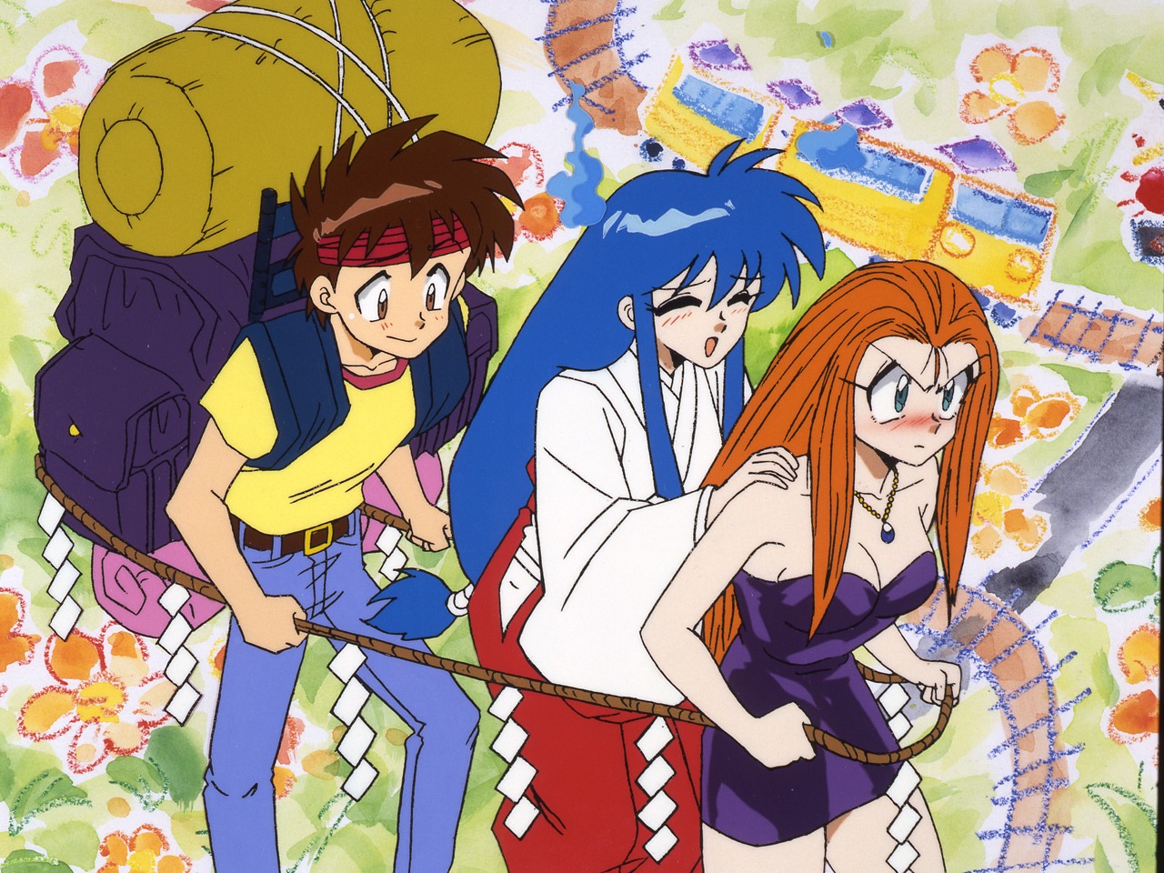 アニメ「GS美神」より。