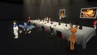 「METAVERSE WORLD」出水ぽすか参加時の様子。