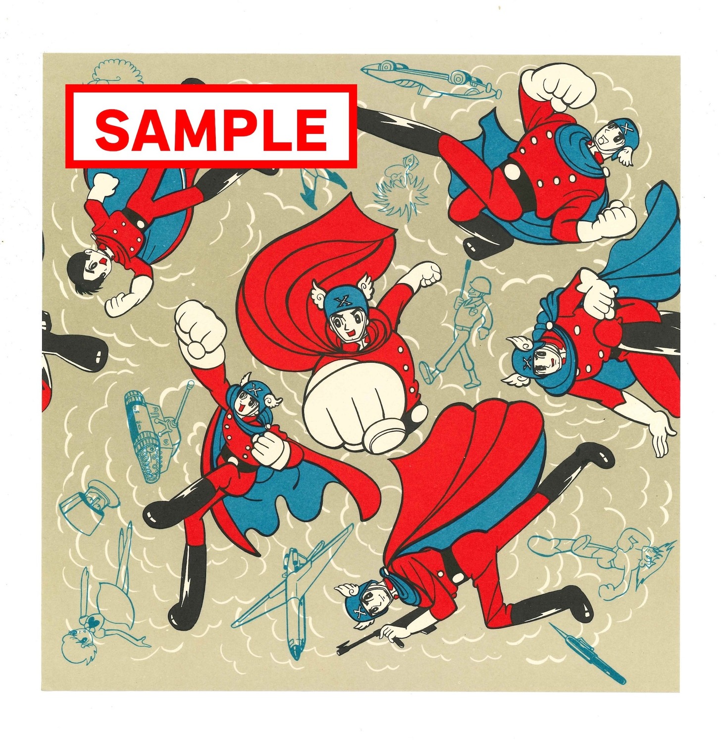 特典の大型千代紙。