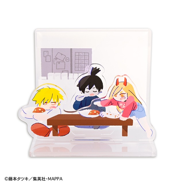 アクリルジオラマ（早川家の食卓）