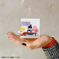 アクリルジオラマ（早川家の食卓）