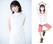 クク(CV:黒沢ともよ)。壁の中の世界で暮らす子供の1人。いつも活発に動き回っている。
