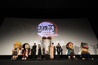 「ワールドツアー上映『鬼滅の刃』上弦集結、そして刀鍛冶の里へ」の舞台挨拶より。
