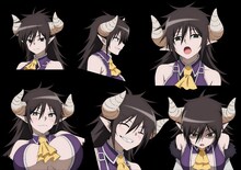 キルマリアのキャラクタービジュアル。 (c)2023 このえ・田口ケンジ/小学館/「異世界 ワンターンキル姉さん」製作委員会