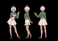 ターニャのキャラクタービジュアル。 (c)2023 このえ・田口ケンジ/小学館/「異世界 ワンターンキル姉さん」製作委員会