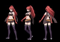 真夜のキャラクタービジュアル。 (c)2023 このえ・田口ケンジ/小学館/「異世界 ワンターンキル姉さん」製作委員会