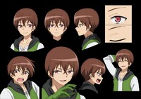 朝陽のキャラクタービジュアル。 (c)2023 このえ・田口ケンジ/小学館/「異世界 ワンターンキル姉さん」製作委員会