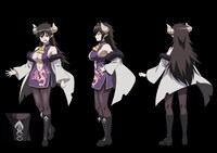 キルマリアのキャラクタービジュアル。 (c)2023 このえ・田口ケンジ/小学館/「異世界 ワンターンキル姉さん」製作委員会