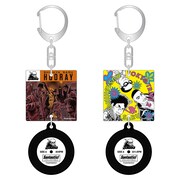 「レコード型キーホルダー」