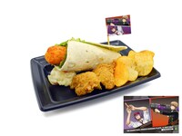 「紫原と沖田のバズーカ風ピリ辛おかしのトルティーヤ」