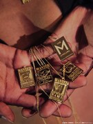 「Wanted Letter Plate Necklace」