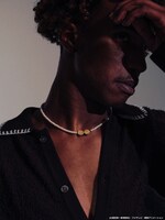 「The Ace Mother of Pearl Necklace」