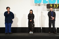 左から石若駿、上原ひろみ、馬場智章。