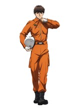 十朱大吾（CV：榎木淳弥）(c)曽田正人・冨山玖呂・講談社／「め組の大吾 救国のオレンジ」製作委員会