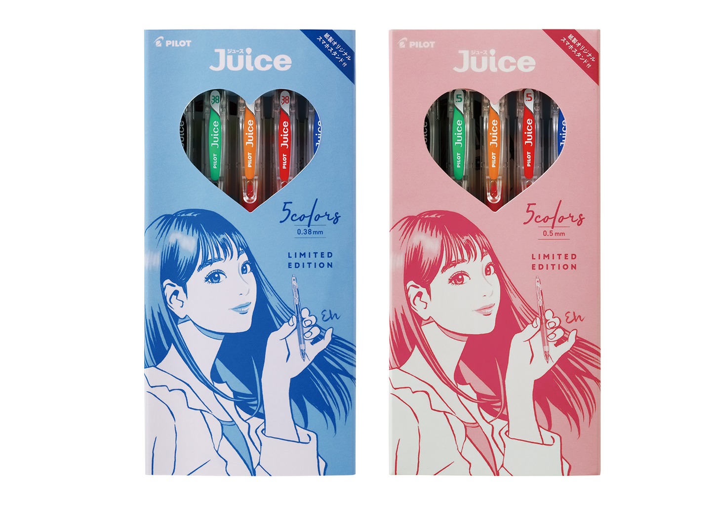 「ジュース 生見愛瑠x江口寿史コラボイラストパッケージ」のイメージ。