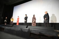 映画「零落」舞台挨拶付き完成披露上映会より。