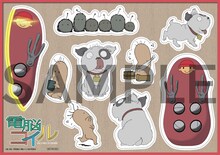 共通特典であるステッカーシートのイメージ。(c)磯 光雄／徳間書店・電脳コイル製作委員会