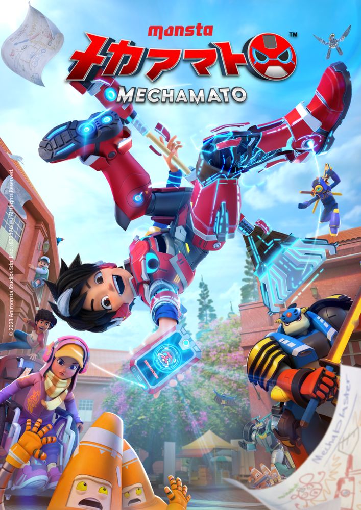 アニメ「メカアマト」ビジュアル(c)2022 Animonsta Studios Sdn. Bhd. All rights reserved.