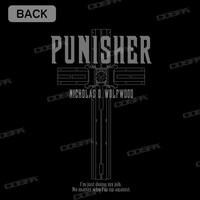 「ニコラス・D・ウルフウッド 薄手ドライパーカー」の背面プリント。