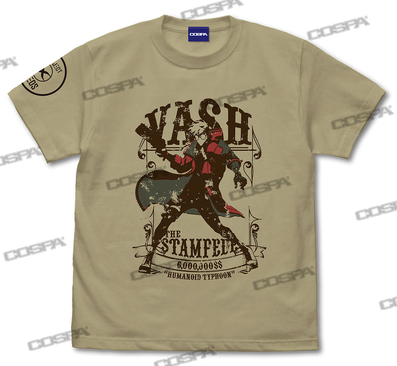 「ヴァッシュ・ザ・スタンピード Tシャツ」