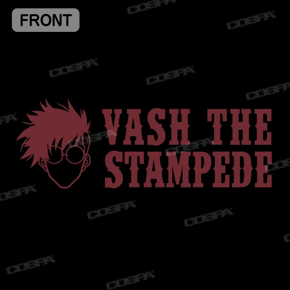 「ヴァッシュ・ザ・スタンピード 薄手ドライパーカー」のフロント部分。