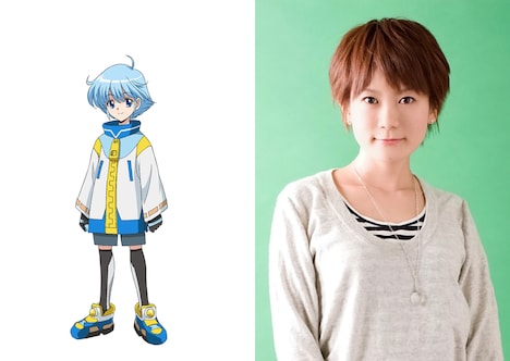 左からトムラハル、小林由美子。トムラハルは頭脳明晰な颯也の弟。14歳。肺を患っており、ほとんどの時間をベッドの上で寝て過ごしている。パズルや謎解きが得意。颯也と一緒にいつか青い海を見に行くことを夢見ている。