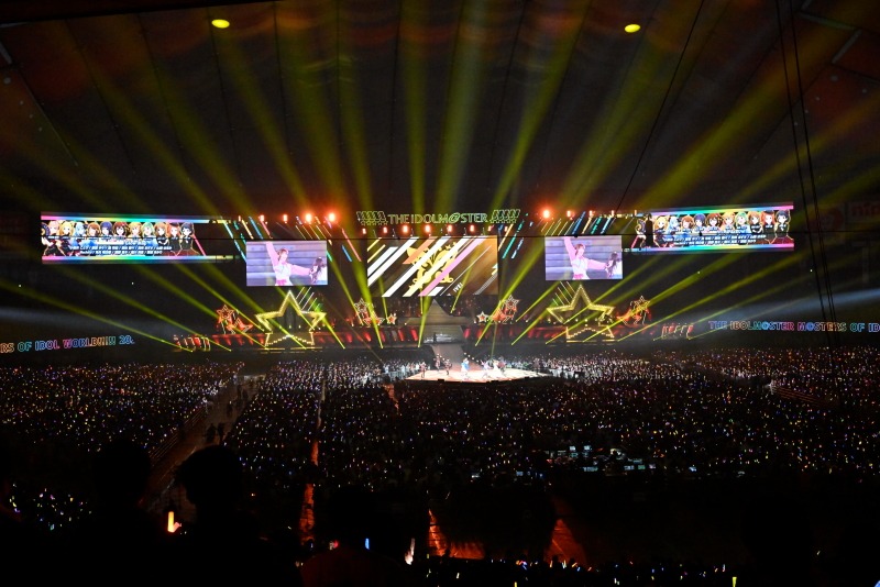 「THE IDOLM@STER M@STERS OF IDOL WORLD!!!!! 2023」の様子。