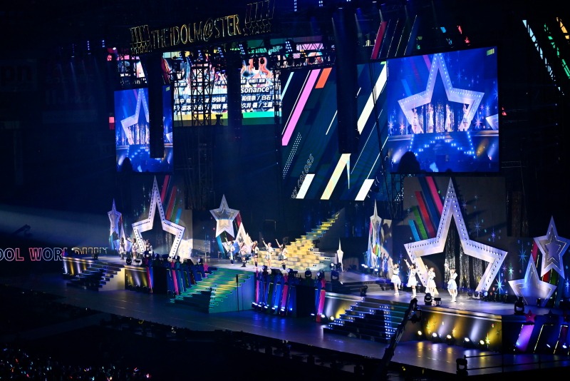 「THE IDOLM@STER M@STERS OF IDOL WORLD!!!!! 2023」の様子。